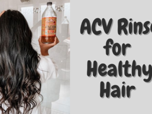 acv hair rinse