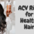 acv hair rinse