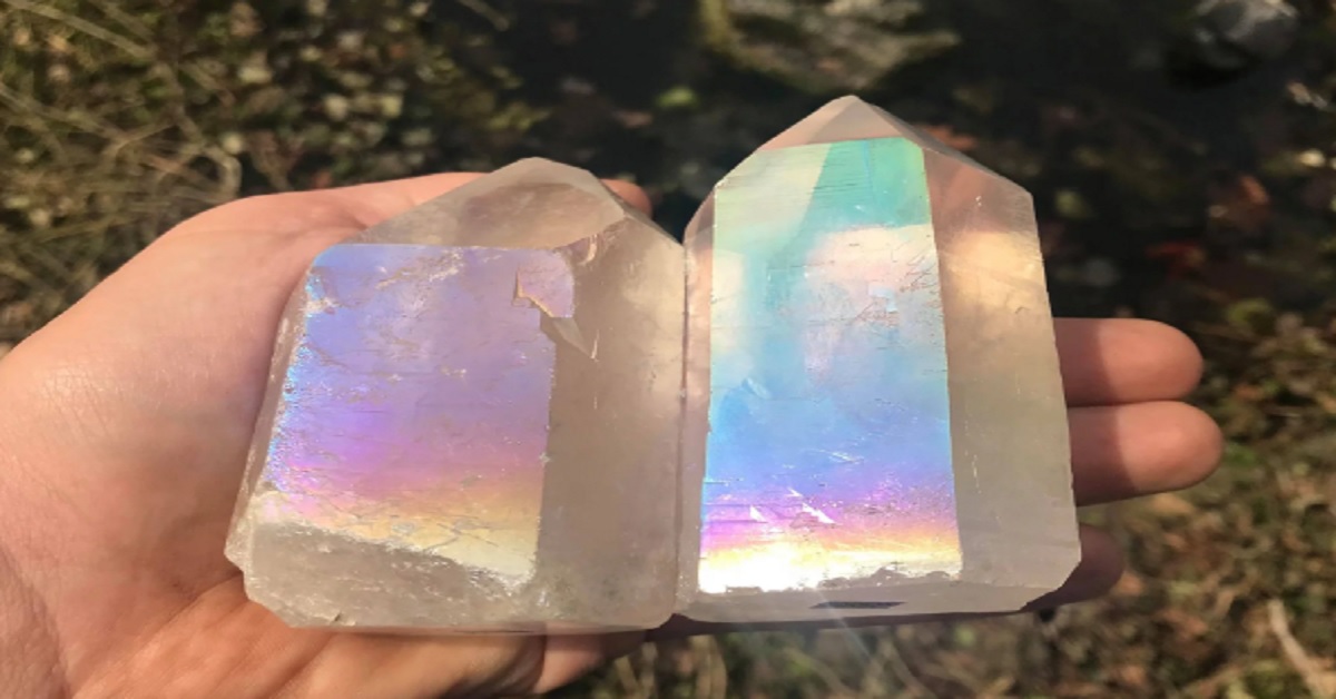 angel aura quartz