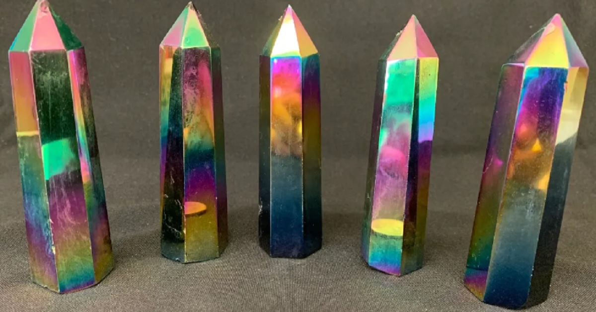 rainbow aura quartz