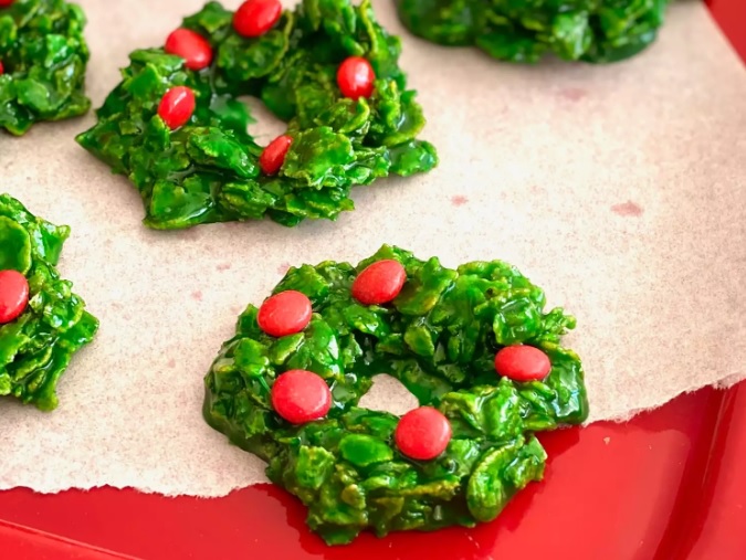 Christmas Wreaths Cookies Recipes